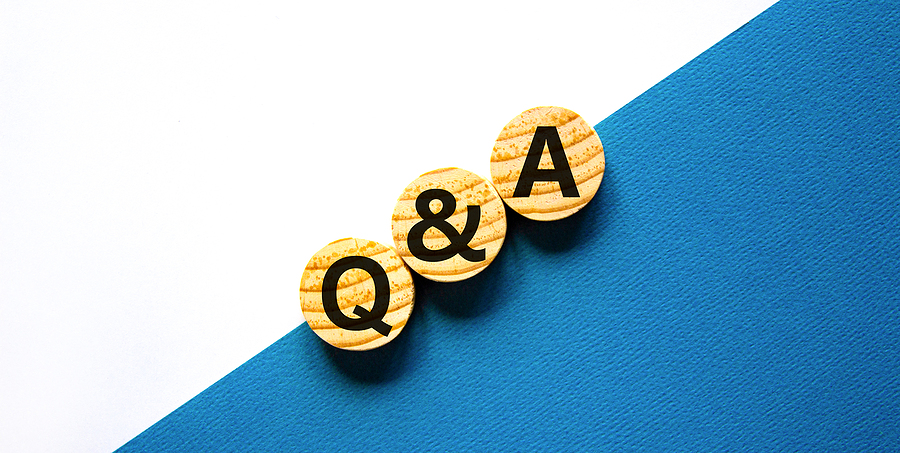 Q And A, Questions And Answers Symbol. Concept Words Q And A Que